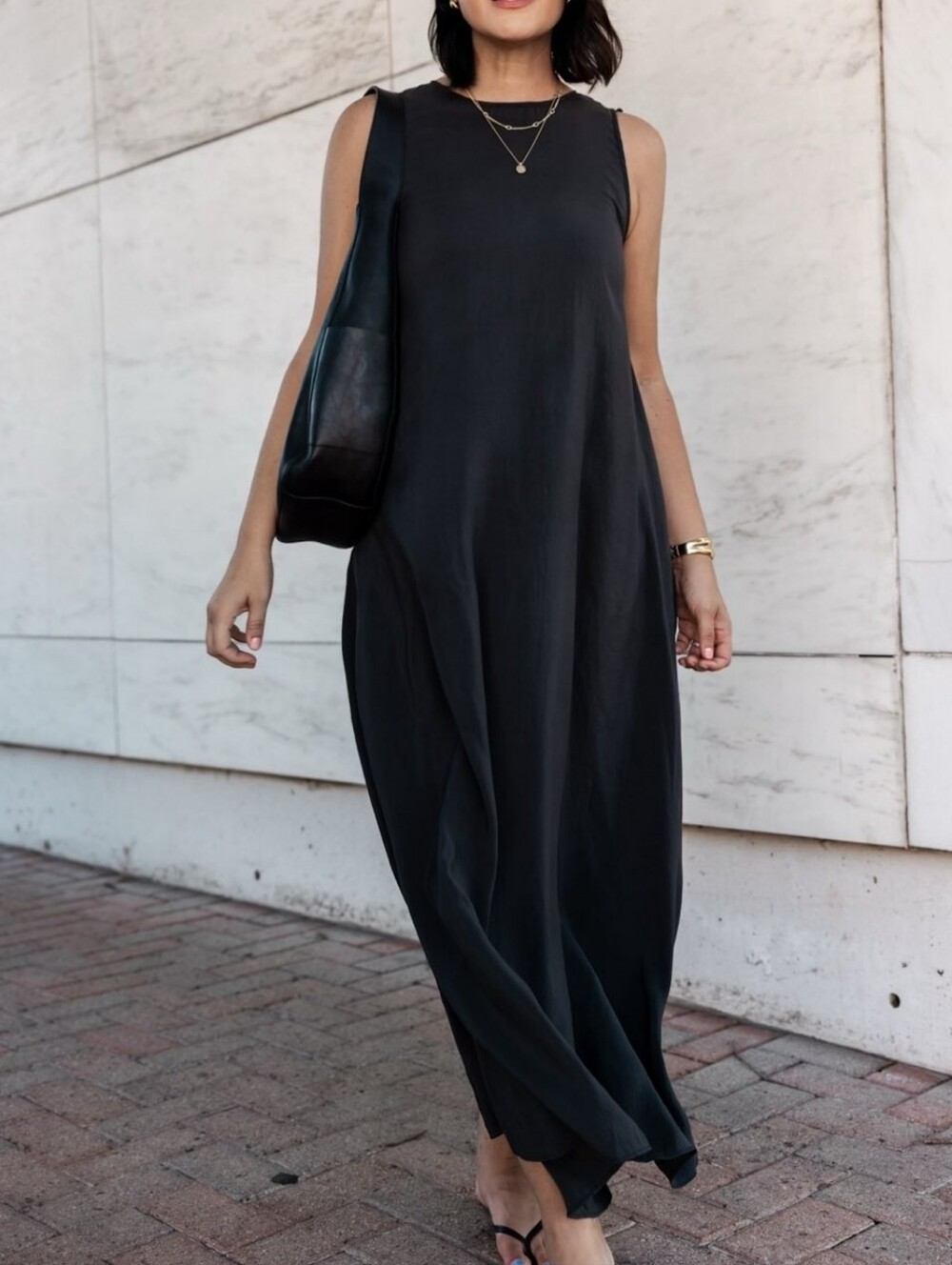 Zara Modal Sleeveless Maxi Dress Size Large